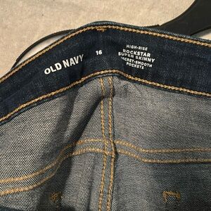 Old navy blue jeans size 16 new no tags